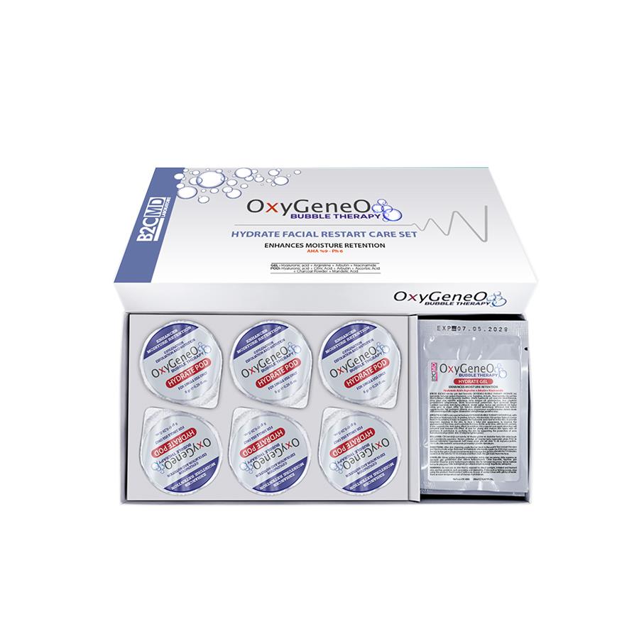 Oxygeneo Bubble Therapy Hydrate Facial Resart Care Set Enhances Moisture Retention