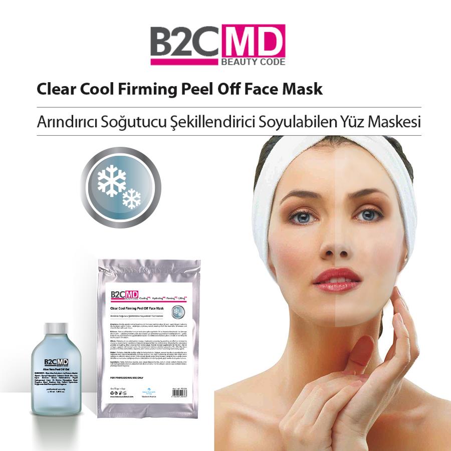 Clear Cool Firming Peel Off Face Mask Treatment Box